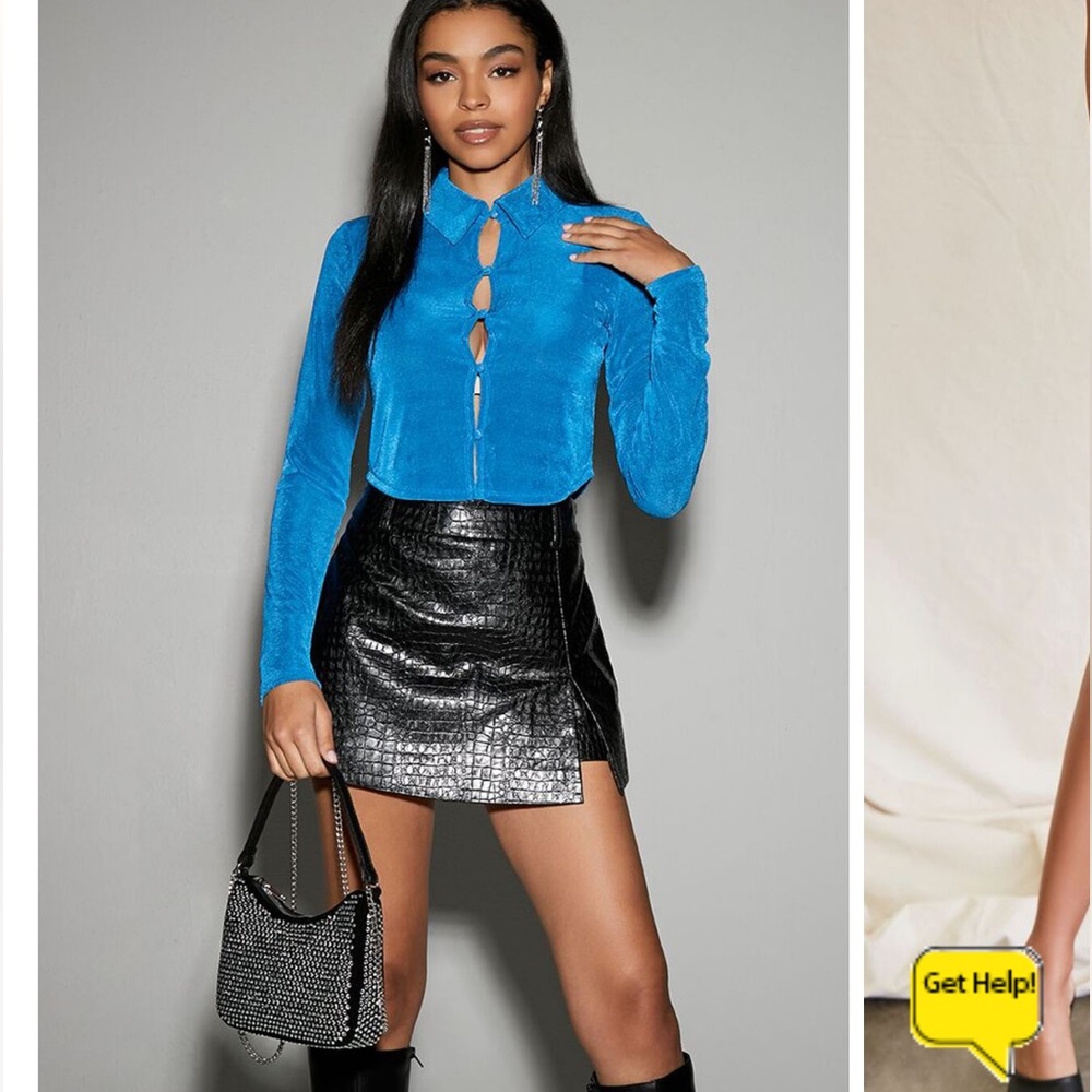Forever 21 leather skort